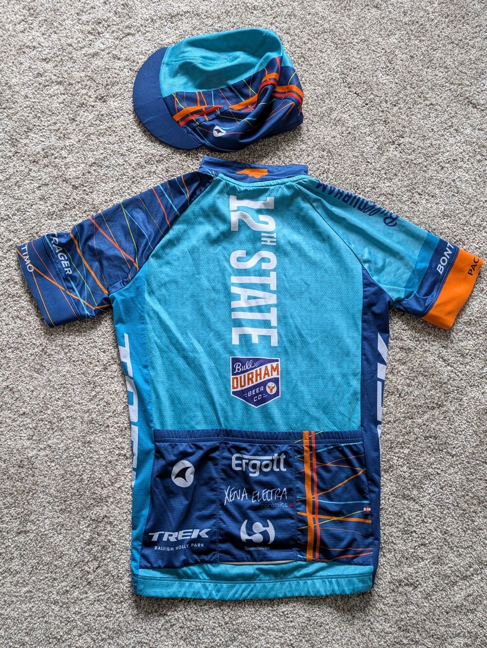 Matching Pactimo Cycling Jersey and Cap